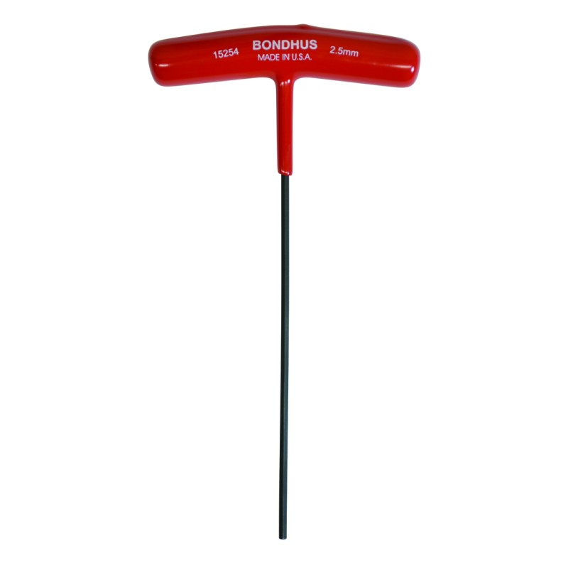 1 Pair - Bondhus T Shape Metric Hex Key, 2.5mm