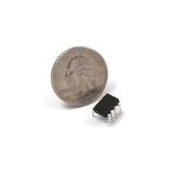 1 pcs : COM-09378 - SparkFun Accessories AVR 8 Pin 20MHz 8K 4A/D - ATtiny85