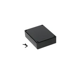 1 pcs : 1591GSBK - Enclosures, Boxes & Cases ABS, Economical Type 4.8x3.7x1.2' Black