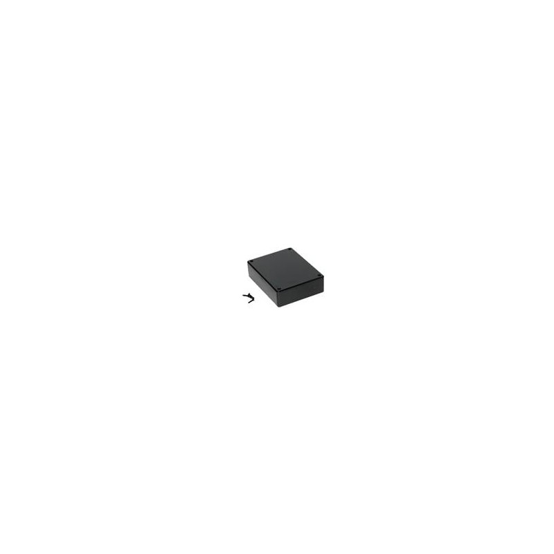 1 pcs : 1591GSBK - Enclosures, Boxes & Cases ABS, Economical Type 4.8x3.7x1.2' Black