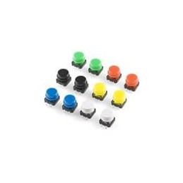 1 pcs : COM-10302 - SparkFun Accessories Tactile Button Assortment