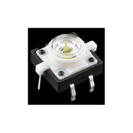 1 pcs : COM-10439 - SparkFun Accessories LED Tactile Button- White
