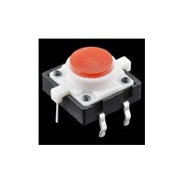 1 pcs : COM-10442 - SparkFun Accessories LED Tactile Button - Red