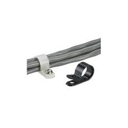 1 pcs : CCS12-S8-C0 - Cable Mounting & Accessories Fixed Dia Clamp .12 (3.2mm) Bundle 8