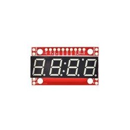 1 pcs : COM-11441 - SparkFun Accessories 7-Segment Serial Display - Red