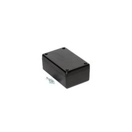 1 pcs : 1594CSBK - Enclosures, Boxes & Cases Heavy Duty, ABS 1.3x2.6x4.1' Black