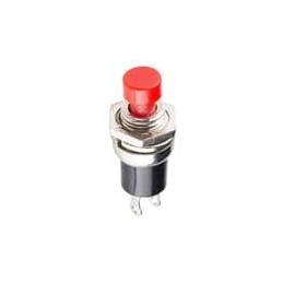 1 pcs : COM-11992 - SparkFun Accessories Momentary Button - Panel Mount (Red)