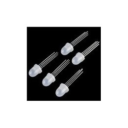 1 pcs : COM-12877 - SparkFun Accessories LED - RGB Addressable, PTH, 8mm Diffused (5 Pack)