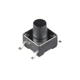 1 pcs : COM-12992 - SparkFun Accessories Tactile Button SMD (6mm)