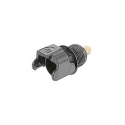 1 pcs : 09930010101 - Heavy Duty Power Connectors HanS ScrewMountHouse Black M20