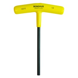 1 Pair - Bondhus T Shape Imperial Hex Key, 1/4in