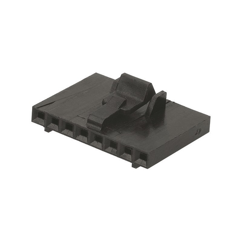 10 pcs - TE Connectivity, AMPMODU MTE Female Connector Housing, 2.54mm Pitch, 8 Way, 1 Row