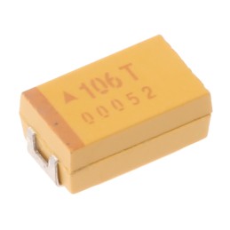500 pcs - KYOCERA AVX 10μF MnO2 Tantalum Capacitor 50V dc, TAJ Series