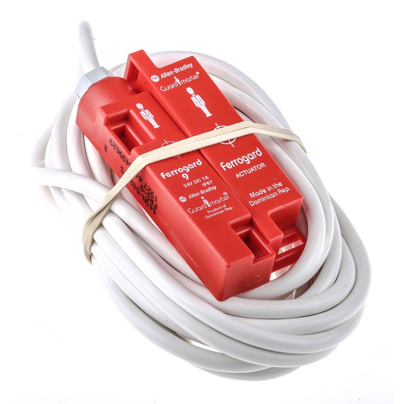 1 pcs - Allen Bradley Guardmaster 440N Series Magnetic Non-Contact Safety Switch, 24V dc, ABS Housing, NC, 4m Cable