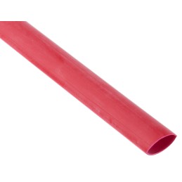 1 Bag of 1 - RS PRO Halogen Free Heat Shrink Tubing, Red 9.5mm Sleeve Dia. x 1.2m Length 2:1 Ratio