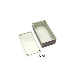 1 pcs : 1591CGY - Enclosures, Boxes & Cases Flame Retardant ABS 1.4x2.6x4.7' Grey