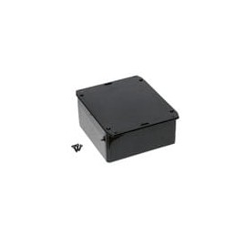 1 pcs : 1591USFLBK - Enclosures, Boxes & Cases ABS w/Flanged Lid 4.7x4.7x2.2' Black