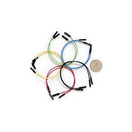 1 pcs : PRT-08430 - SparkFun Accessories Jumper Wires Premium 6'' F/F Pack of 10