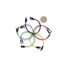 1 pcs : PRT-08431 - SparkFun Accessories Jumper Wires Premium 6in. M/M Pack of 10