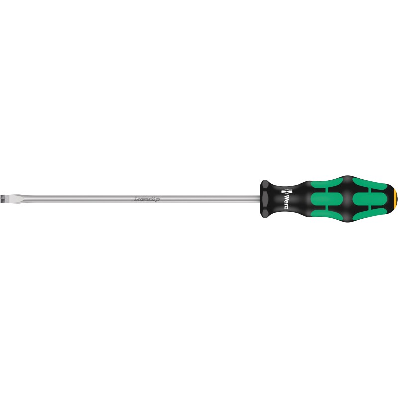1 pcs - Wera Slotted Screwdriver, 6.5 mm Tip, 200 mm Blade, 305 mm Overall