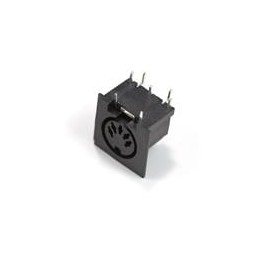 1 pcs : PRT-09536 - SparkFun Accessories MIDI Connector - Female Right Angle