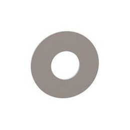 10 pcs : 17W04719 - Washers Flat Washer, .209 ID, .492 OD, .020 Thick, Natural, Nylon