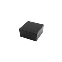 1 pcs : 1591XXUSBK - Enclosures, Boxes & Cases ABS ECONOMICAL TYPE 4.9x4.9x2.25 BLACK