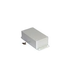 1 pcs : 1591CF2SGY - Enclosures, Boxes & Cases ABS w/Bottom Flange 4.7x2.6x1.4' Grey