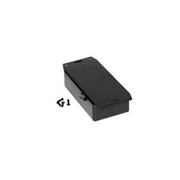 1 pcs : 1591BF2BK - Enclosures, Boxes & Cases ABS w/Bottom Flange 4.4x1.1x2.4' Black