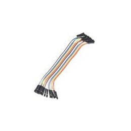 1 pcs : PRT-12796 - SparkFun Accessories Jumper Wires - Connected 6in. (F/F, 20 pack)