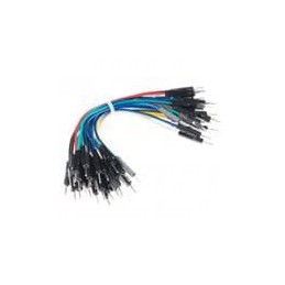 1 pcs : PRT-14284 - SparkFun Accessories Jumper Wires Premium 4 in M/M-26 AWG 30P