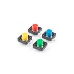 1 pcs : PRT-14460 - SparkFun Accessories Multicolor Buttons- 4 pack
