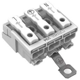 10 pcs - Wago 294 Series Power Supply Connector, 3-Pole, Female, 24A