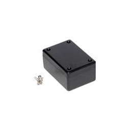 1 pcs : 1594BBK - Enclosures, Boxes & Cases Flame Retardant ABS 1.1x2.2x3.2' Black