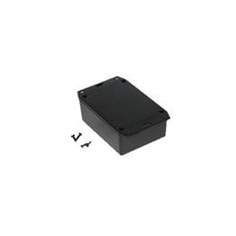 1 pcs : 1591XXSFLBK - Enclosures, Boxes & Cases FR ABS w/Flanged Lid 4.3x3.2x1.6' Black