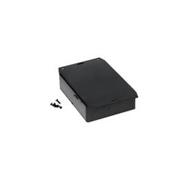 1 pcs : 1591GF2SBK - Enclosures, Boxes & Cases ABS w/Bottom Flange 4.8x3.7x1.2' Black