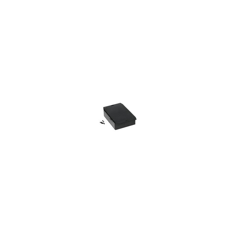 1 pcs : 1591GF2SBK - Enclosures, Boxes & Cases ABS w/Bottom Flange 4.8x3.7x1.2' Black