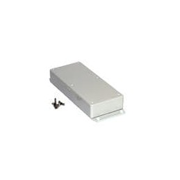 1 pcs : 1591HF2SGY - Enclosures, Boxes & Cases ABS w/Bottom Flange 6.5x2.8x1' Grey