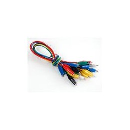 1 pcs : 1008 - Adafruit Accessories Alligator Clip test Lead - set of 12