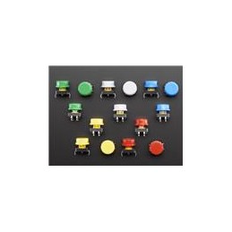 1 pcs : 1009 - Adafruit Accessories Round Tactile Button Switch 15 pack