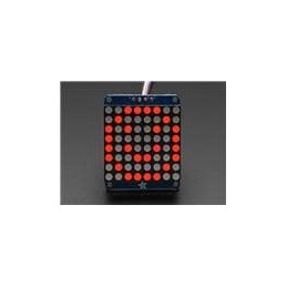 1 pcs : 1049 - Adafruit Accessories Small 8x8 LED Matrix Red w/I2C Backpack