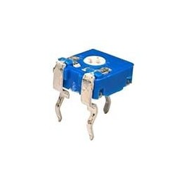 10 pcs : 06TR4DA104CP - Trimmer Resistors - Through Hole 6mm Trimmer 100kOhm 20% vertical through hole