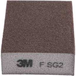 1 Box of 6 - 3M P400 Grit Very Fine Sanding Block, 100mm x 68mm