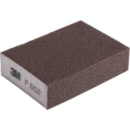 1 Box of 6 - 3M P400 Grit Very Fine Sanding Block, 100mm x 68mm
