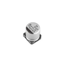 10 pcs : GYC1V271MCQ1GS - Aluminium Organic Polymer Capacitors 35VDC 270uF 20% AEC-Q200