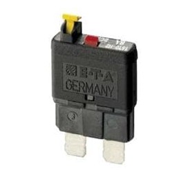 1 pcs : 1610-H2-20A - Circuit Breakers Miniaturised single pole press-to-reset cycling trip free thermal circuit breaker designe