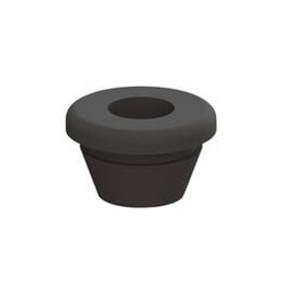 1 pcs : 16204 - Grommets & Bushings QUICK FIT GROMMET: BLACK PVC, 1.5mm PANEL THCKNESS OD 16mm ID 12mm