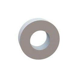 1 pcs : 17W07407 - Washers Flat Washer, .375 ID, .750 OD, .250 Thick, Natural, Nylon