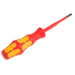 1 pcs - Wera Phillips Insulated Screwdriver, PH1 Tip, 80 mm Blade, VDE/1000V, 178 mm Overall