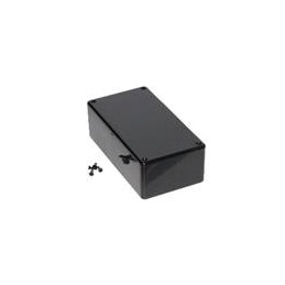 1 pcs : 1591DBK - Enclosures, Boxes & Cases Flame Retardant ABS 1.8x3.2x5.9' Black